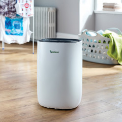 MEACO ABC 12L Luftentfeuchter weiß (165 Watt, Entfeuchterleistung: 12 l/d, Raumgröße: 50 m²)