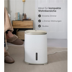 MEACO Arete® One 6L Luftentfeuchter weiß, Entfeuchterleistung: 6 l/d, Raumgröße: 25 m²)