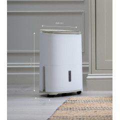 MEACO Arete® One 6L Luftentfeuchter weiß, Entfeuchterleistung: 6 l/d, Raumgröße: 25 m²)