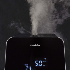 NEDIS HUMI150BKW SmartLife Luftbefeuchter Schwarz (Raumgröße: 0 m²)