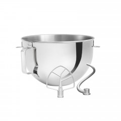 KITCHENAID 5KSM55SXXEWH Küchenmaschine Weiß (Rührschüsselkapazität: 5,2 l, 375 Watt)