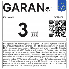 5KSB2071EAG Pure Power Standmixer agave