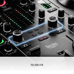 HERCULES Inpulse 500 + DJ45 DJ-Controller, Schwarz