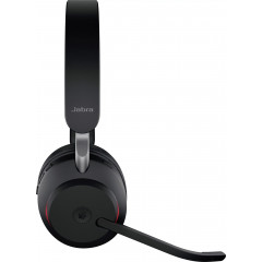 Jabra Evolve2 65 MS On Ear Headset Bluetooth® Stereo Schwarz Lautstärkeregelung, Batterieladeanzeige, Mikrofon-Stummschaltung