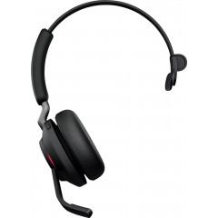 Jabra Evolve2 65 monaural On Ear Headset Bluetooth® Stereo Schwarz Lautstärkeregelung, Batterieladeanzeige
