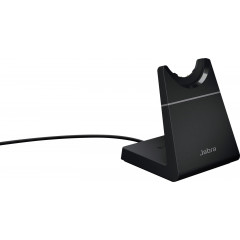 Jabra Evolve2 65 monaural On Ear Headset Bluetooth® Stereo Schwarz Lautstärkeregelung, Batterieladeanzeige