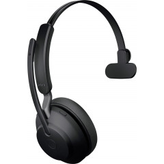 Jabra Evolve2 65 monaural On Ear Headset Bluetooth® Mono Schwarz Lautstärkeregelung, Batterieladeanzeige, Mikrofon-Stummschaltung