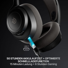 STEELSERIES Arctis Nova 7 Gen 2, Over-ear Gaming-Headset Bluetooth Schwarz