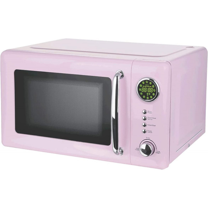 EPIQ 80000688, rosa Mikrowelle 20 Liter (700 Watt, 20 l Garraum-Volumen)