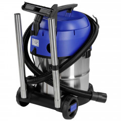 NILFISK Multi II 22 Inox Nass-/Trockensauger, Blau/Inox/Schwarz