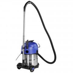 NILFISK Multi II 22 Inox Nass-/Trockensauger, Blau/Inox/Schwarz