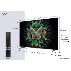 TCL 55MQLED75K QLED-Mini LED-TV