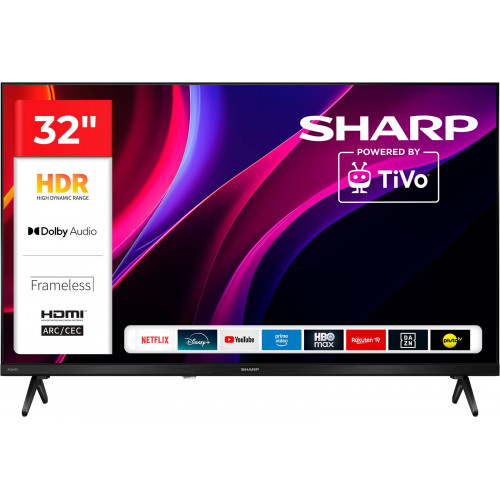 Sharp LED-Fernseher »1T-C32HEx« 80 cm/32 ″ HD Smart-TV