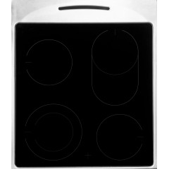 Amica Elektro-Standherd »5022CE2.313eEHiTbDpHbQ(Xv)SHC903001E« mit 1-fach-Teleskopauszug Steam Clean Komfortables Kochen und Backen mit bequemer Handhabung