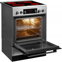 Amica Elektro-Standherd »SHC 914 100 E« mit 2-fach-Teleskopauszug Steam Clean Komfortables Kochen und Backen mit bequemer Handhabung