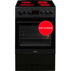 Amica Elektro-Standherd »5022CE3.313eEHiTsDpHbQ(Sm)SHC11503SM« mit 2-fach-Teleskopauszug Steam Clean Komfortables Kochen und Backen mit bequemer Handhabung
