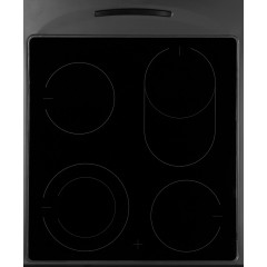 Amica Elektro-Standherd »5022CE3.313eEHiTsDpHbQ(Sm)SHC11503SM« mit 2-fach-Teleskopauszug Steam Clean Komfortables Kochen und Backen mit bequemer Handhabung