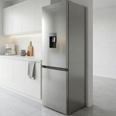 HEINNER HC-HM260XWDE++ Kühlgefrierkombination (E, 210 kWh, 1800 mm hoch, Edelstahl)