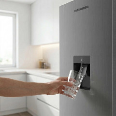 HEINNER HC-HM260XWDE++ Kühlgefrierkombination (E, 210 kWh, 1800 mm hoch, Edelstahl)