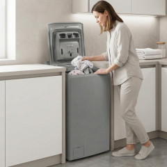 HEINNER HWM-TL8013IVKSA+++ Waschmaschine (8 kg, 1250 U/Min., A)