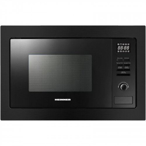 HEINNER HMW-MDBI25GDBK, Einbau-Mikrowelle (900 Watt, 25 l Garraum-Volumen, Grillfunktion)