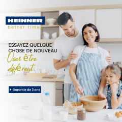 HEINNER HMW-MDBI25GDBK, Einbau-Mikrowelle (900 Watt, 25 l Garraum-Volumen, Grillfunktion)