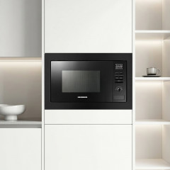 HEINNER HMW-MDBI25GDBK, Einbau-Mikrowelle (900 Watt, 25 l Garraum-Volumen, Grillfunktion)