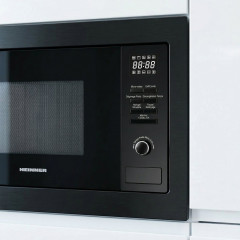 HEINNER HMW-MDBI25GDBK, Einbau-Mikrowelle (900 Watt, 25 l Garraum-Volumen, Grillfunktion)