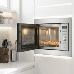 HEINNER HMW-MDBI28GDIX, Einbau-Mikrowellenofen (900 Watt, 28 l Garraum-Volumen, Grillfunktion)