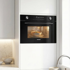 HEINNER HMW-MDBI34CTBK, Mikrowelle (900 Watt, 34 l Garraum-Volumen, Grillfunktion, Heißluftfunktion)