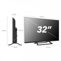 SMART TECH 32HN01V3 LED TV (Flat, 32 Zoll / 81,28 cm, HD)
