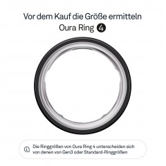OURA Ring 4, Größe 5, Black, Smart Ring