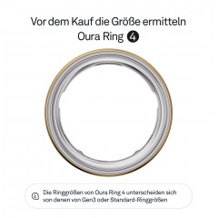 OURA RING 4 GOLD SIZE 5 Smart Ring - Gold