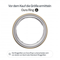 OURA Ring 4 - Size 7 Smartring - Gold, Silber