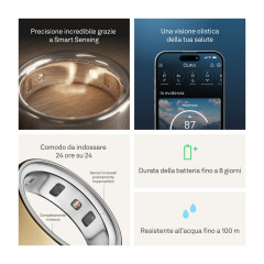 OURA Ring 4 - Size 7 Smartring - Gold, Silber