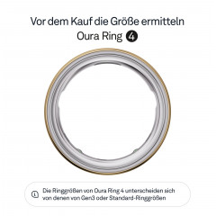 OURA Ring 4, Größe 10, Gold, Smart Ring