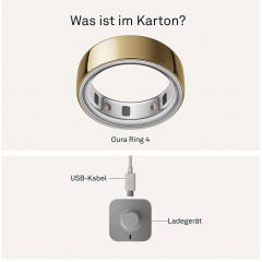 OURA Ring 4, Größe 10, Gold, Smart Ring