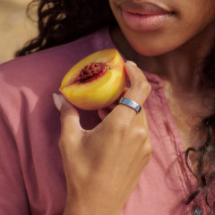 OURA Ring 5, Größe 6, Silber Smart Ring