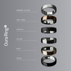 OURA Ring 5, Größe 11, Silber Smart Ring