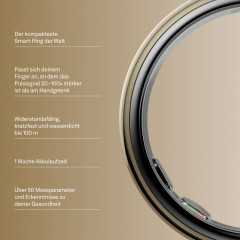 OURA Ring 5, Größe 6, Gold Smart Ring