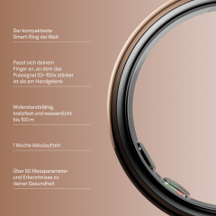 OURA Ring 5, Größe 13, Deep Rose Smart Ring