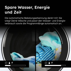 Haier Waschmaschine I-PRO 3 BLDC »HW101-NBP14939« 10 kg 1400 U/min 10 kg, 1400 U/min, Inverter Motor, Antibakterielle Technologie