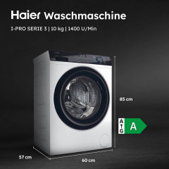 Haier Waschmaschine I-PRO 3 BLDC »HW101-NBP14939« 10 kg 1400 U/min 10 kg, 1400 U/min, Inverter Motor, Antibakterielle Technologie