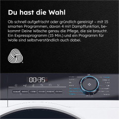 HAIER HW91-NBP14939 I-PRO SERIE 3 Waschmaschine (9 kg, 1330 U/Min., A)