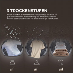 HAIER HD80-D637 Wärmepumpentrockner G3 (8 kg, Weiß)