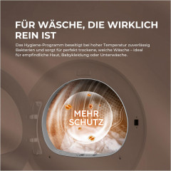 HAIER HD80-D637 Wärmepumpentrockner G3 (8 kg, Weiß)