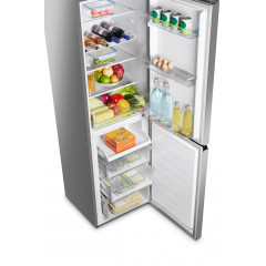 HISENSE RB327N4ADD Kühlgefrierkombination (D, 256 l, 1824 mm hoch, Edelstahl)