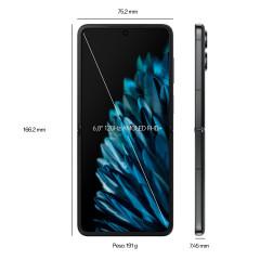 OPPO FIND N2 FLIP 256GB DS ASTRAL BLACK 256 GB Astral Black Dual SIM