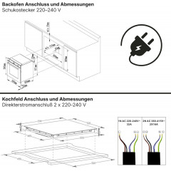 KB ELEMENTS ELK75EV1/60FB1, Herdset (Induktion, A+, 65 l)