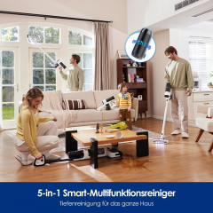 TINECO FLOOR ONE Switch S6 Stretch Plus Nass-Trockensauger mit Akku-Stielstaubsauger , Akkubetrieb